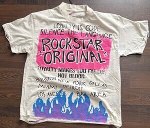 Rockstar Original Men's Distressed Benzo Oversize T-ShirtSzM